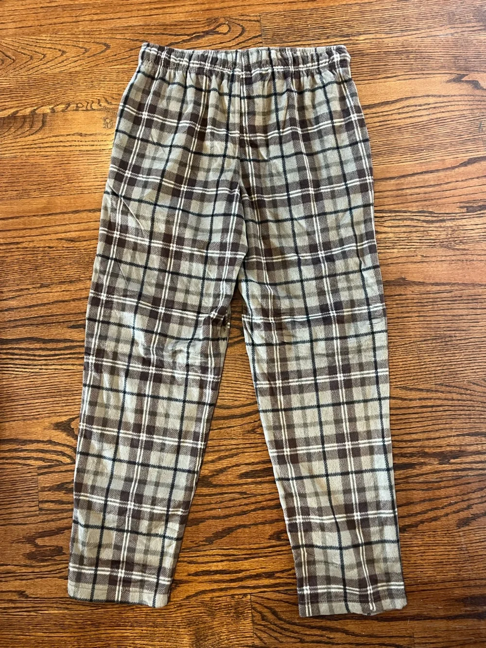 Nwt Fruit of the Loom Men's Plaid Lounge Pants - Brown & Cream